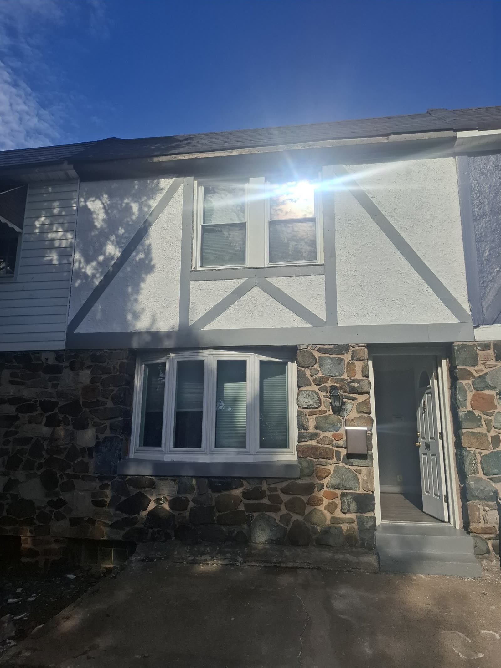 Front exterior &mdash; Jonquil Ave townhouse