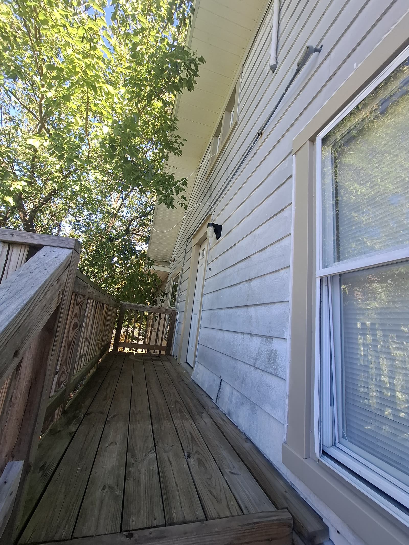 Rear deck